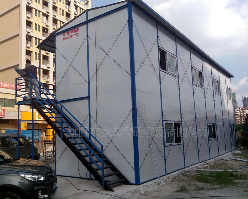 江門星海灣工地活動板房宿舍搭建，為工程完工提供助力！